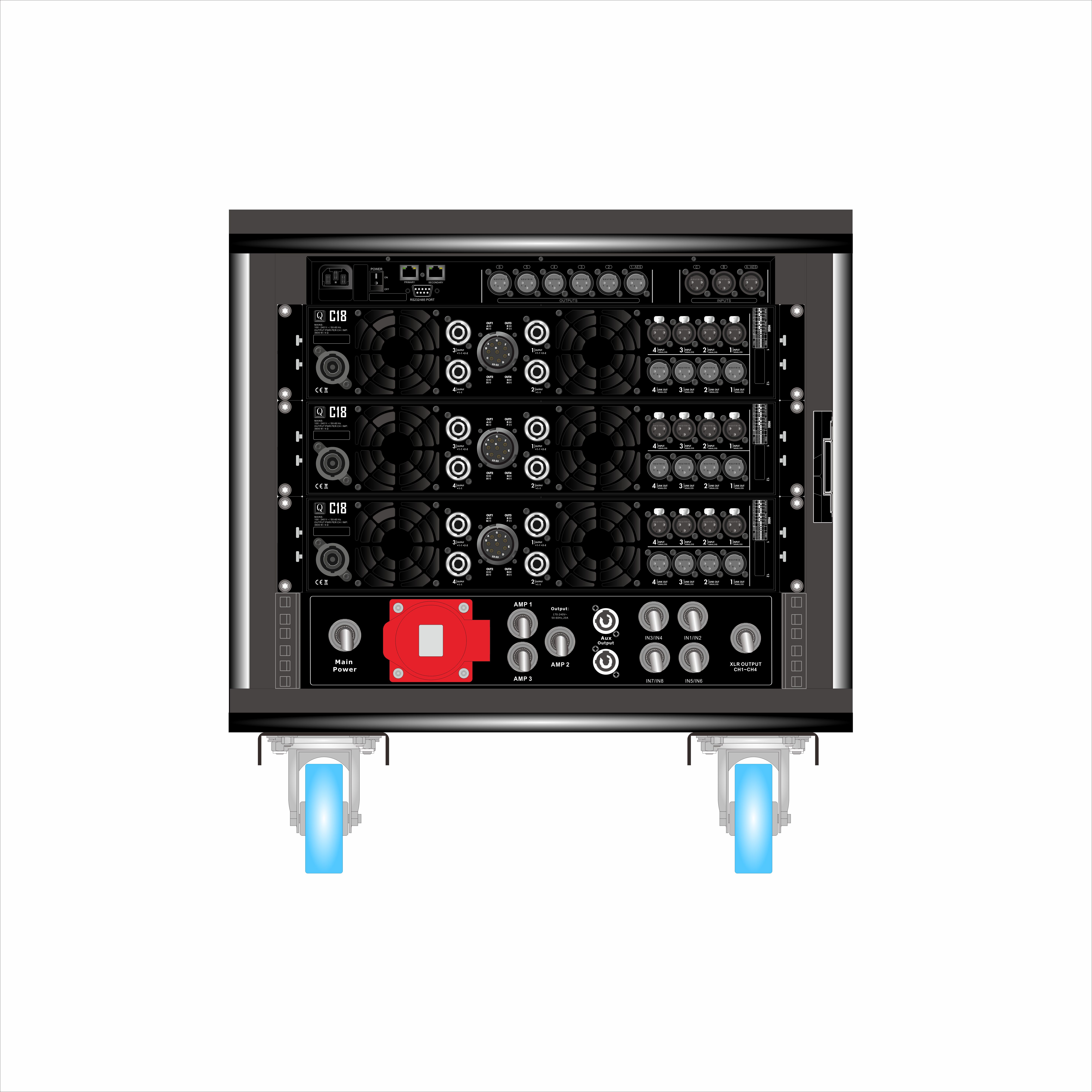 C18-Rack 后面
