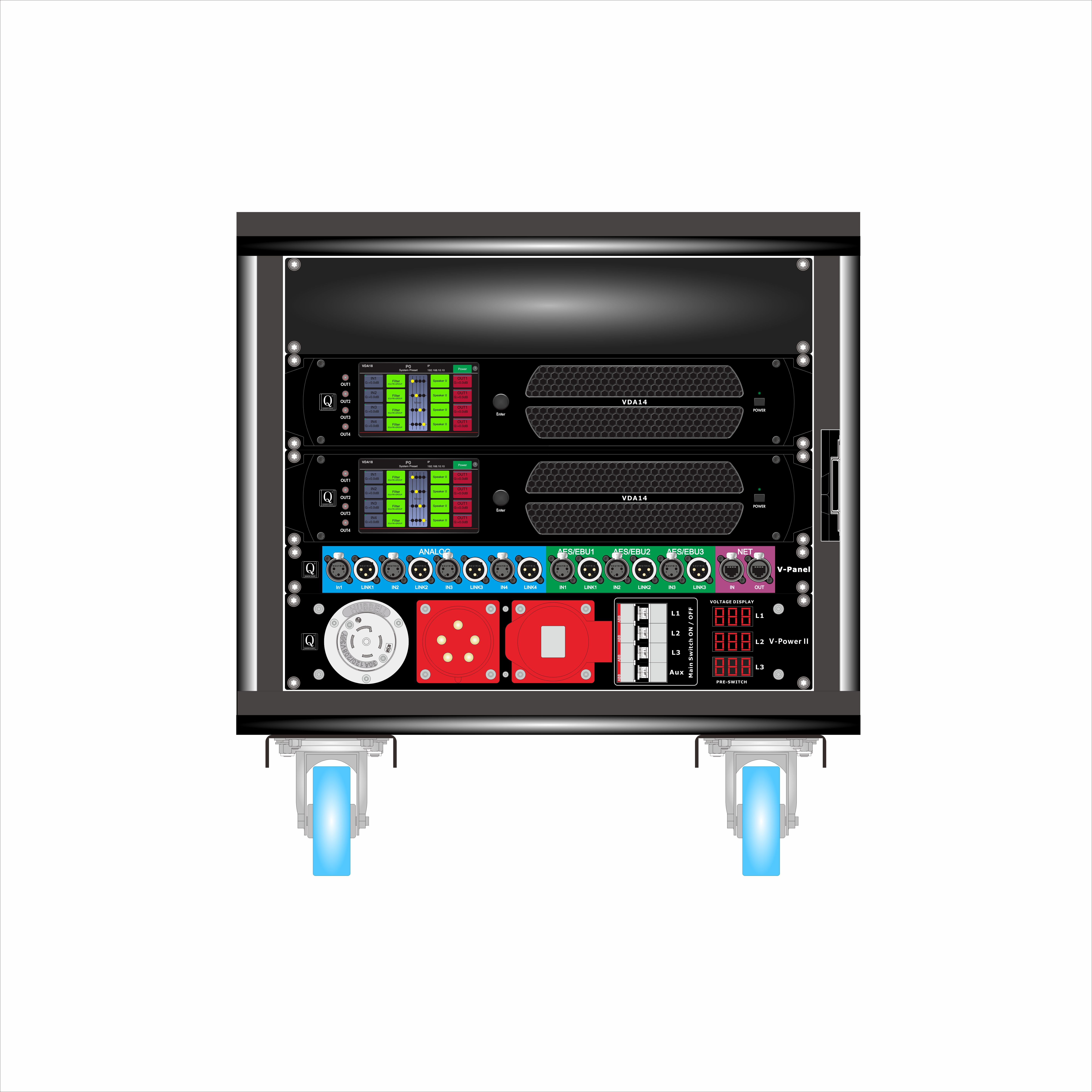 VDA14-Rack2 正面
