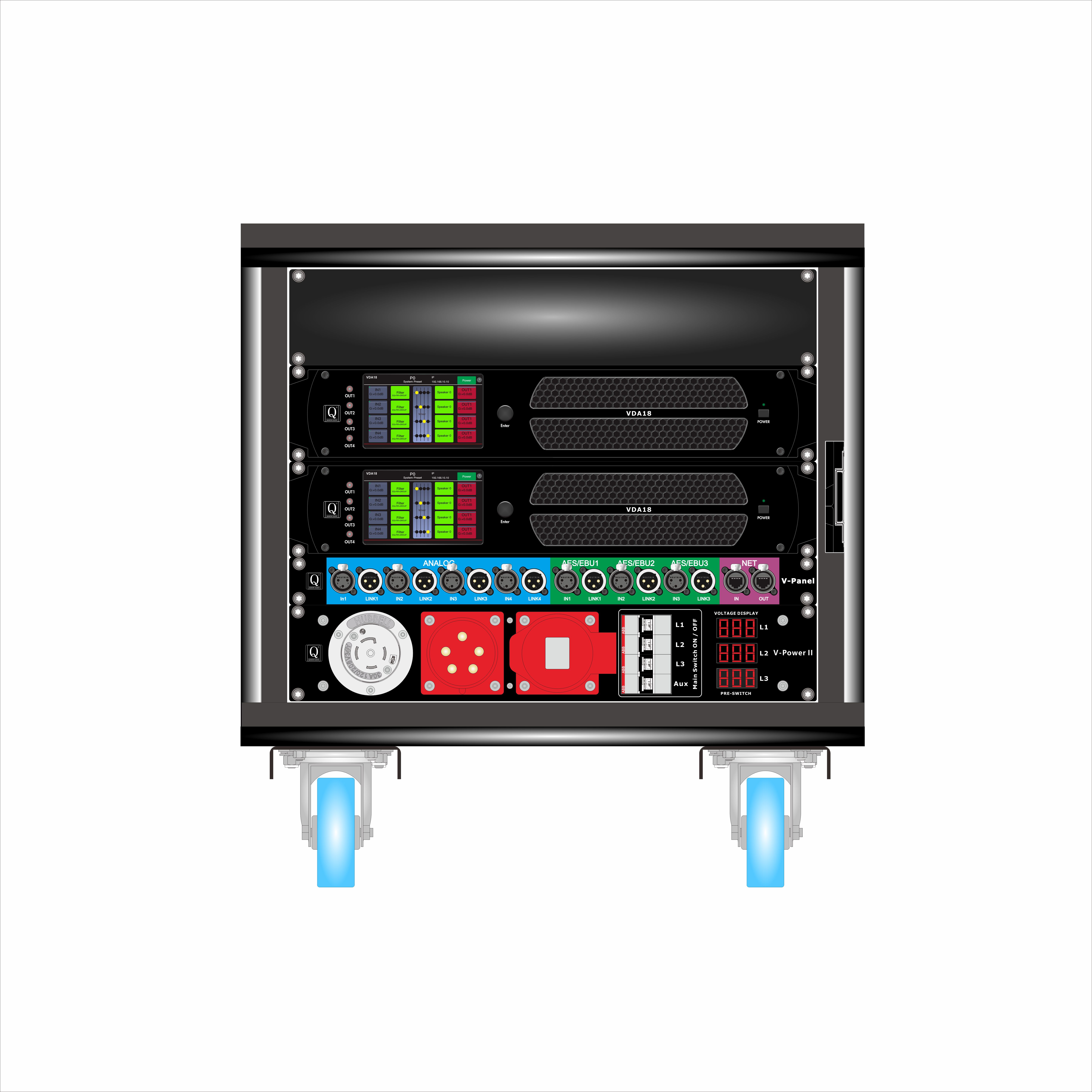 VDA18-Rack2 正面