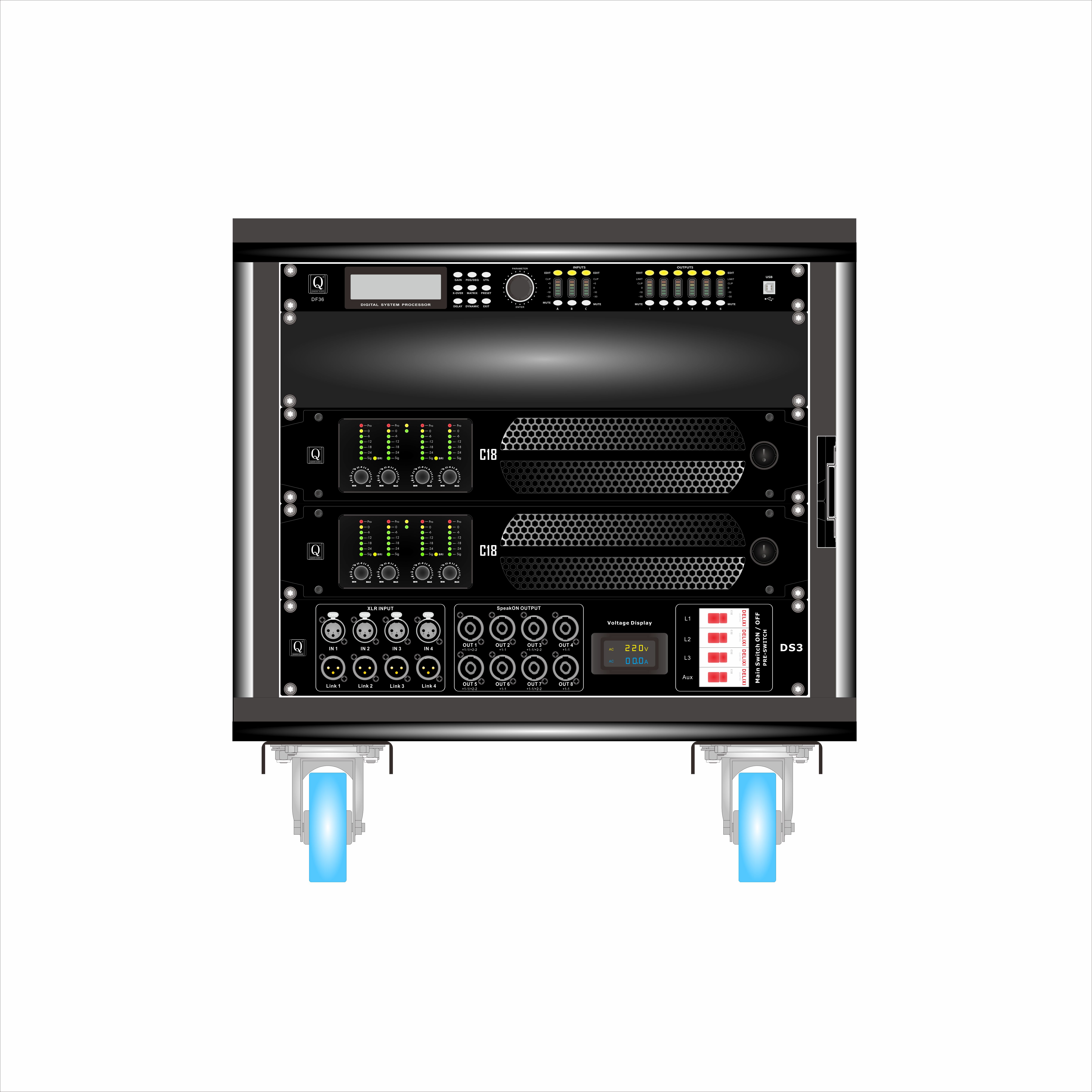 C18-Rack2 正面